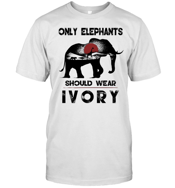 Only Elephants Should Wear Ivory Classic Men's T-shirt