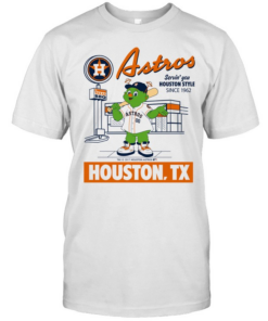 Orbit Houston Astros Servin you Houston Style since 1962 Houston TX Classic Men's T-shirt