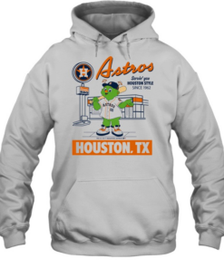Orbit Houston Astros Servin you Houston Style since 1962 Houston TX  Unisex Hoodie