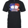 Ozora Tsubasa and Hyuga Kojiro Captain Tsubasa character Classic Men's T-shirt