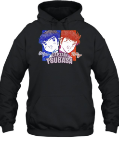 Ozora Tsubasa and Hyuga Kojiro Captain Tsubasa character  Unisex Hoodie