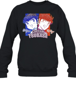 Ozora Tsubasa and Hyuga Kojiro Captain Tsubasa character  Unisex Sweatshirt