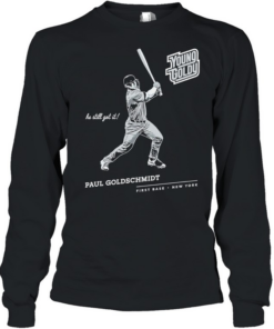 Paul Goldschmidt St Louis Cardinals Young Goldy he still got it Long Sleeved T-shirt