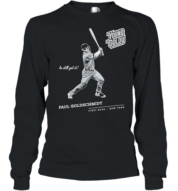Paul Goldschmidt St Louis Cardinals Young Goldy he still got it Long Sleeved T-shirt