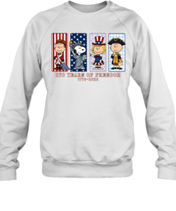Peanuts 250 years of freedom America 1776 2026 Unisex Sweatshirt