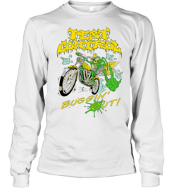 Pest Control Buggin’ Out insect motorcycle  Long Sleeved T-shirt