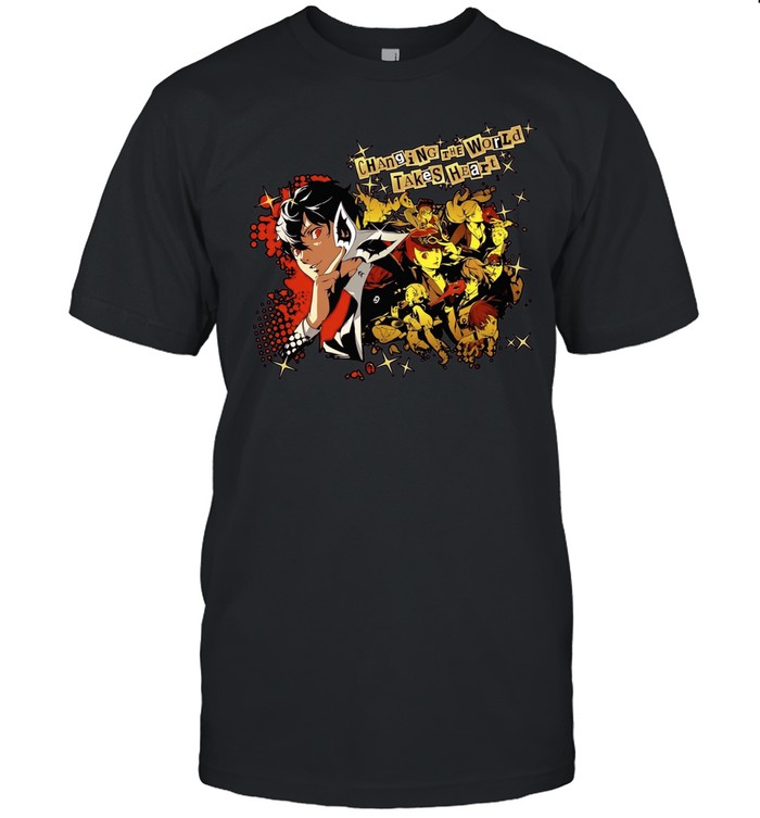 Phantom Thieves Persona 5 Changing the World Takes Heart Classic Men's T-shirt
