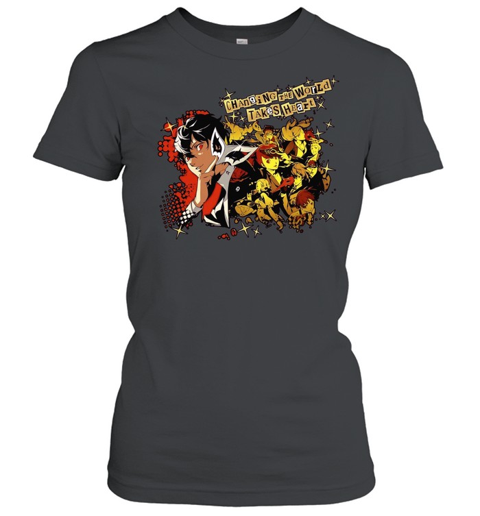 Phantom Thieves Persona 5 Changing the World Takes Heart Classic Women's T-shirt