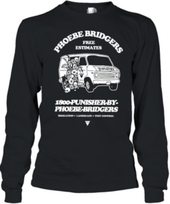 Phoebe Bridgers Punisher Van 1800 punisher by phoebe bridgers irrigation  Long Sleeved T-shirt
