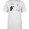 Political cartoon about Epstein and Trump  Classic Men's T-shirt