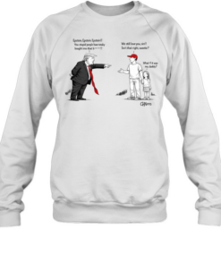 Political cartoon about Epstein and Trump Unisex Sweatshirt
