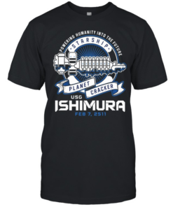 Powering Humanity into the Future Starship Planet Cracker USG Ishimura Feb 7 2511 Classic Men's T-shirt