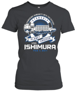 Powering Humanity into the Future Starship Planet Cracker USG Ishimura Feb 7 2511  Classic Women's T-shirt