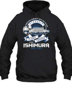 Powering Humanity into the Future Starship Planet Cracker USG Ishimura Feb 7 2511 Unisex Hoodie