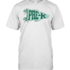 Pre-K Mint Gingham Pennant T- with Dark Green Varsity Letters Classic Men's T-shirt
