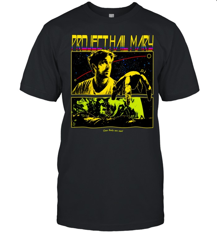 Project Hail Mary Grace Rocky save stars poster Classic Men's T-shirt