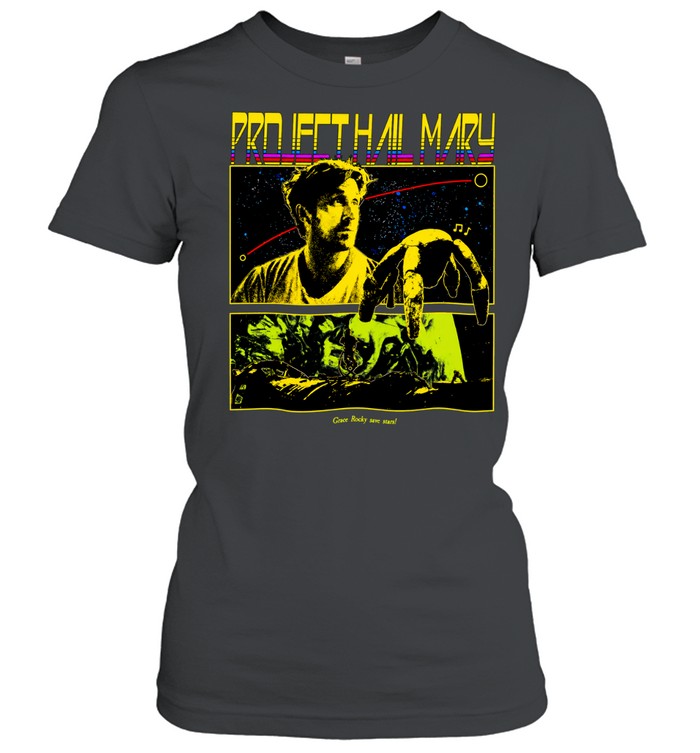 Project Hail Mary Grace Rocky save stars poster Classic Women's T-shirt