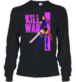 Psylocke Marvel Comics Kill War character  Long Sleeved T-shirt