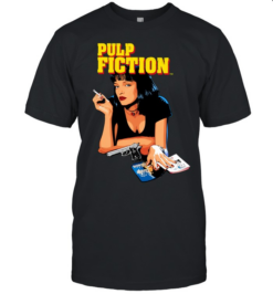 Pulp Fiction Mia Wallace movie poster  Classic Men's T-shirt