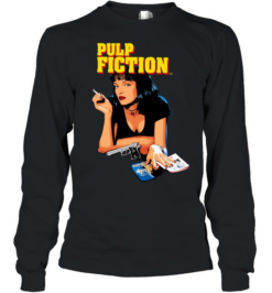Pulp Fiction Mia Wallace movie poster  Long Sleeved T-shirt