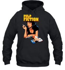 Pulp Fiction Mia Wallace movie poster  Unisex Hoodie