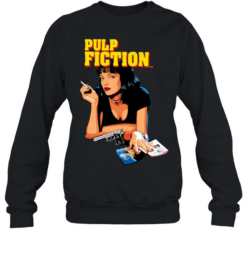 Pulp Fiction Mia Wallace movie poster  Unisex Sweatshirt