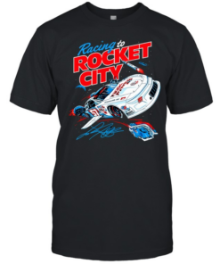 Racing to Rocket City 57 Claremont NC NASCAR Stock Car Speedway Motorsport  Classic Men's T-shirt