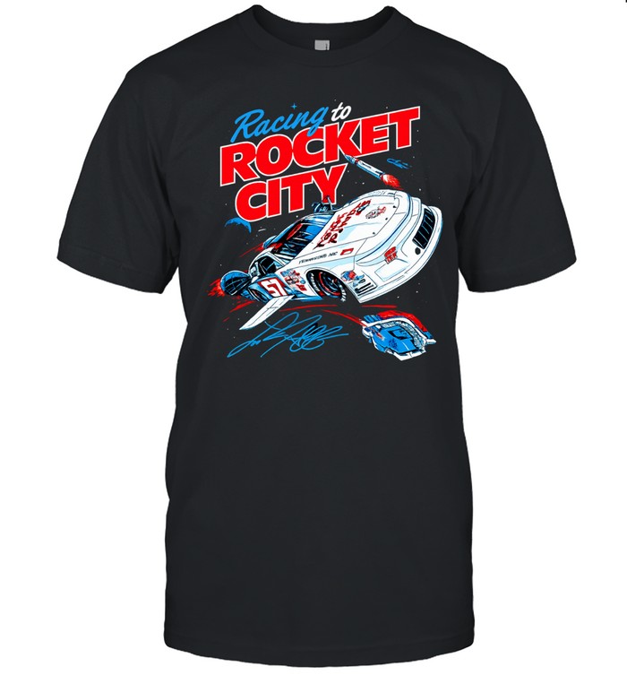 Racing to Rocket City 57 Claremont NC NASCAR Stock Car Speedway Motorsport Classic Men's T-shirt
