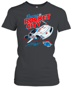 Racing to Rocket City 57 Claremont NC NASCAR Stock Car Speedway Motorsport  Classic Women's T-shirt