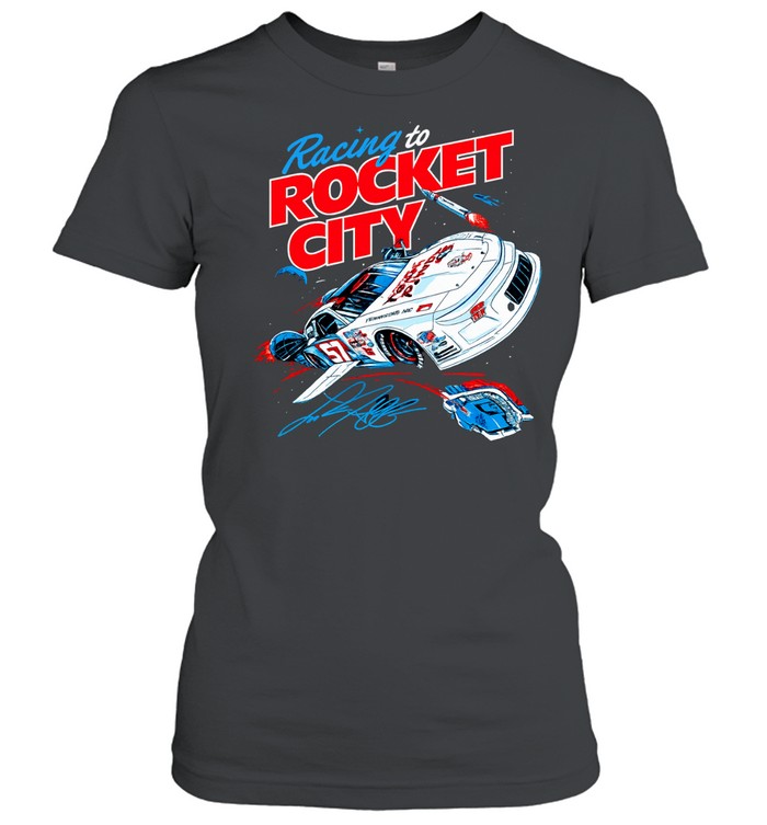 Racing to Rocket City 57 Claremont NC NASCAR Stock Car Speedway Motorsport Classic Women's T-shirt