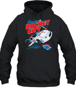 Racing to Rocket City 57 Claremont NC NASCAR Stock Car Speedway Motorsport Unisex Hoodie