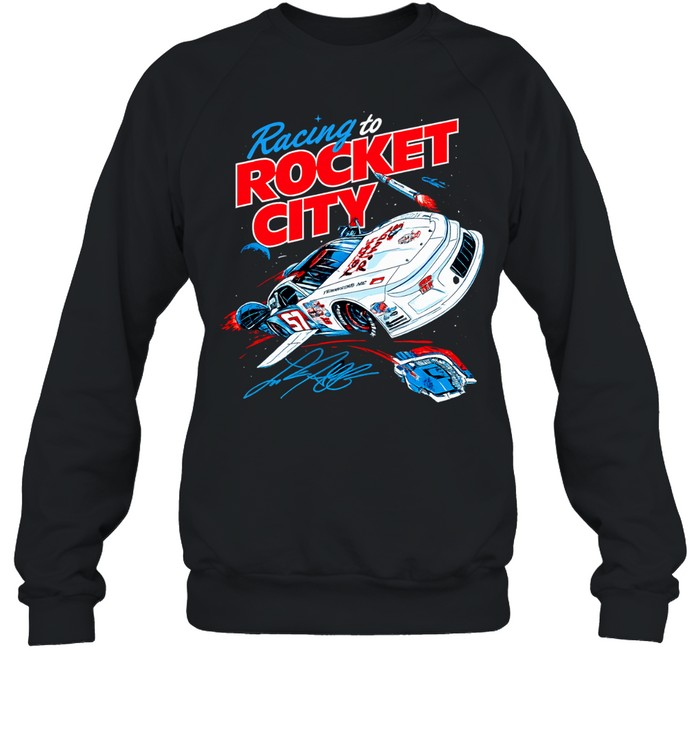 Racing to Rocket City 57 Claremont NC NASCAR Stock Car Speedway Motorsport Unisex Sweatshirt