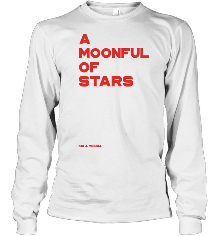 Radiohead A Moonful Of Stars Natural Long Sleeved T-shirt