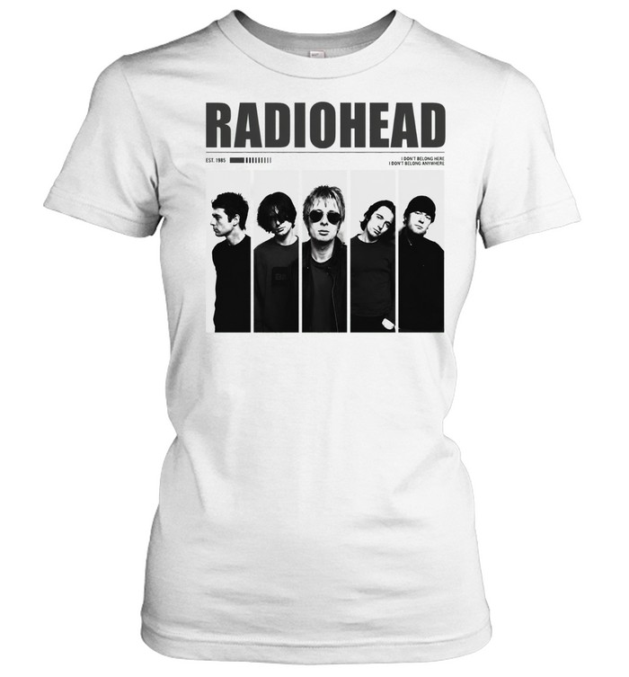 Radiohead Thom Yorke Jonny Greenwood Colin Greenwood Ed O Brien Phil Selway Classic Women's T-shirt