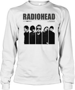Radiohead Thom Yorke Jonny Greenwood Colin Greenwood Ed O Brien Phil Selway Long Sleeved T-shirt