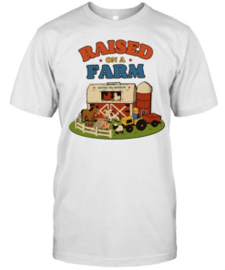 Raised on a Farm Super 70s Sports vintage style Classic Men's T-shirt