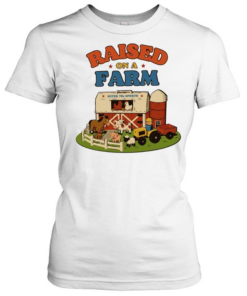 Raised on a Farm Super 70s Sports vintage style  Classic Women's T-shirt