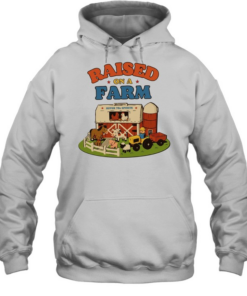 Raised on a Farm Super 70s Sports vintage style Unisex Hoodie