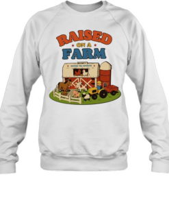 Raised on a Farm Super 70s Sports vintage style Unisex Sweatshirt