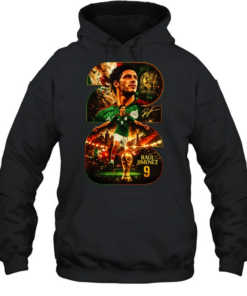 Raul Jimenez Mexico National Team World Cup number 9  Unisex Hoodie