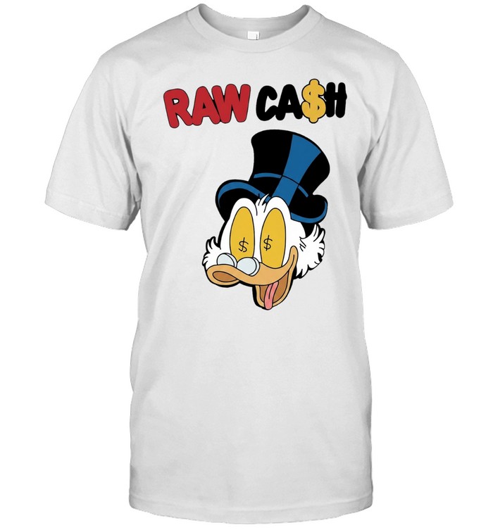 Raw Cash Duck money eyes cartoon Classic Men's T-shirt