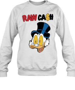 Raw Cash Duck money eyes cartoon Unisex Sweatshirt