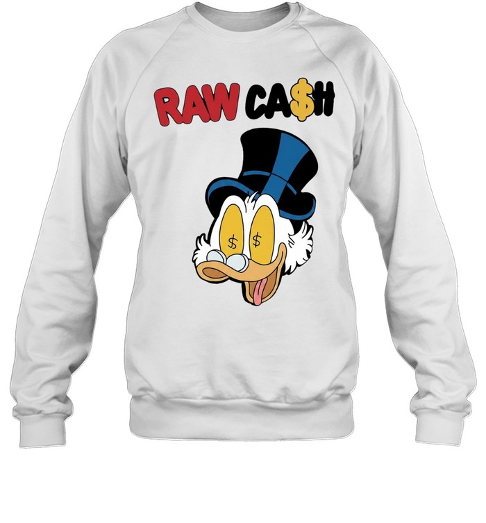 Raw Cash Duck money eyes cartoon Unisex Sweatshirt