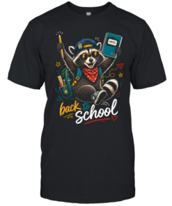 Ready To Learn Raccoon Back To School Classic Men's T-shirt
