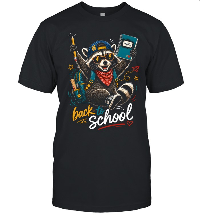Ready To Learn Raccoon Back To School Classic Men's T-shirt