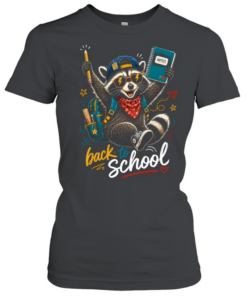 Ready To Learn Raccoon Back To School  Classic Women's T-shirt