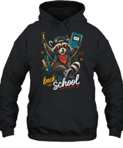 Ready To Learn Raccoon Back To School Unisex Hoodie