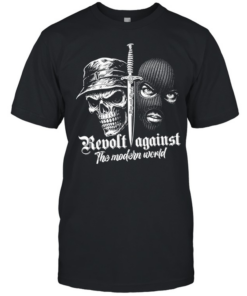Revolt Against the Modern World Skull and Balaclava  Classic Men's T-shirt