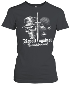 Revolt Against the Modern World Skull and Balaclava  Classic Women's T-shirt