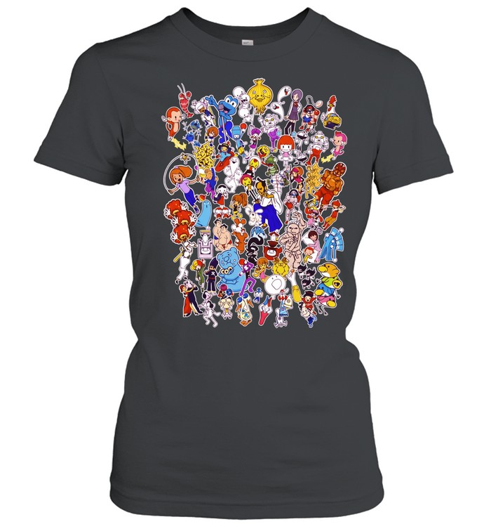 Rhythm Heaven Characters Mega Mix Jam Session Ensemble Nintendo Video Game Classic Women's T-shirt